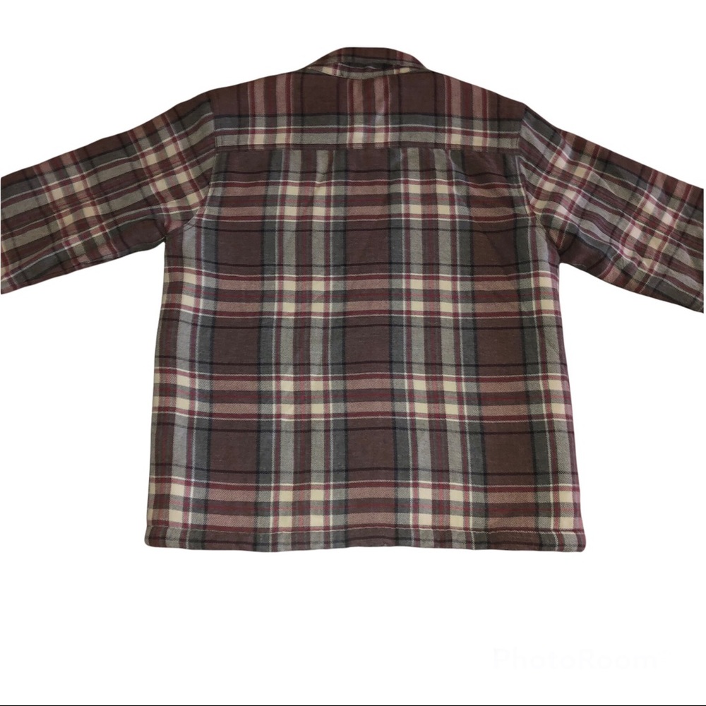 Peek Plaid Flannel Lined Jacket - Kids Size Large (8) Boy Girl Gender Neutral - Picture 6 of 6